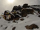 11 Prayer Flags And Chorten On The Kang La 5315m 